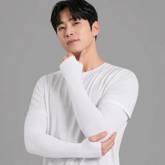 딥루트 자외선차단 손등형 팔토시 쿨토시 화이트 FREE 4세트