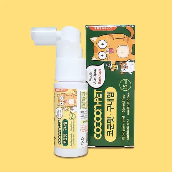 코쿤펫 고양이 구내염 치료제 의료기기 무향 15ml 1개
