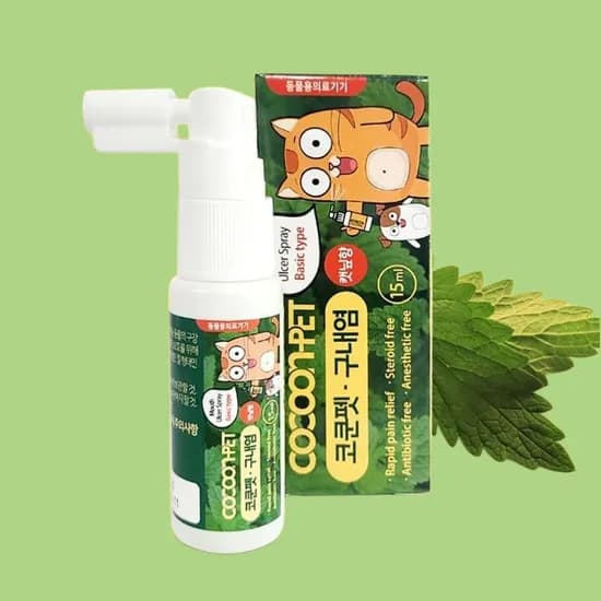 코쿤펫 고양이 구내염 치료제 의료기기 무향 15ml 1개