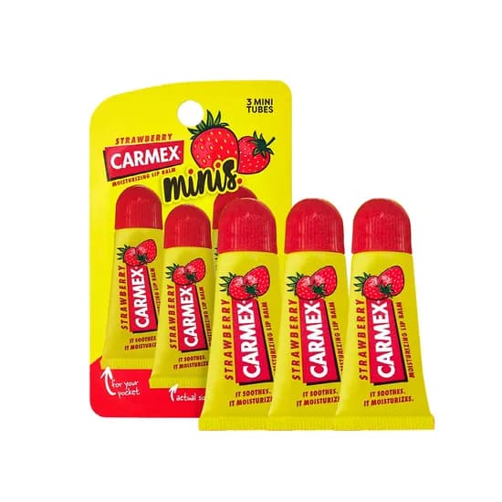 카멕스 모이스처라이징 립밤, 스트로베리, 4.25g, 3개입, 1개