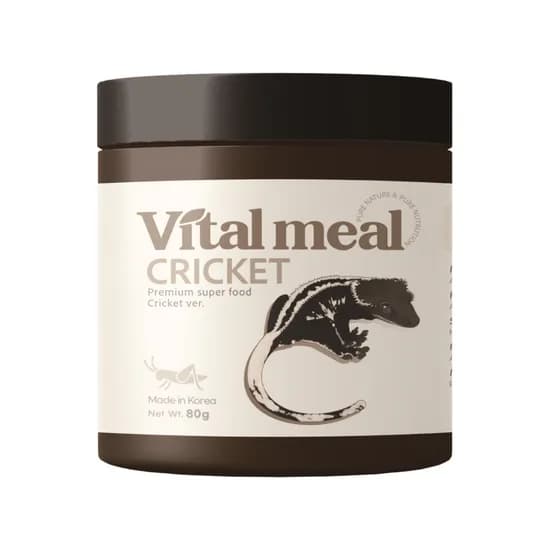 바이탈밀 인섹트 크레스티드게코 슈퍼푸드, 80g, 1개