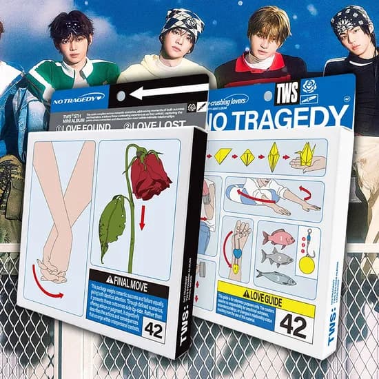 플레디스 엔터테인먼트 TWS 5th Mini Album NO TRAGEDY FINAL MOVE M5 포토북 2종 특전 4장