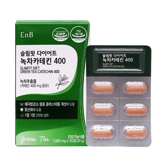 EnB 슬림핏 다이어트 녹차카테킨400 30정 3개