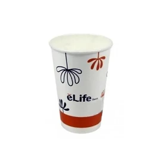 롯데이라이프 두꺼운 종이컵, 340ml, 12온스, 100개입, 1세트