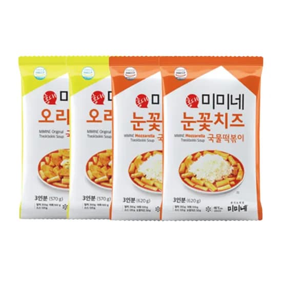 미미네 오리지널 국물떡볶이 595g 4봉