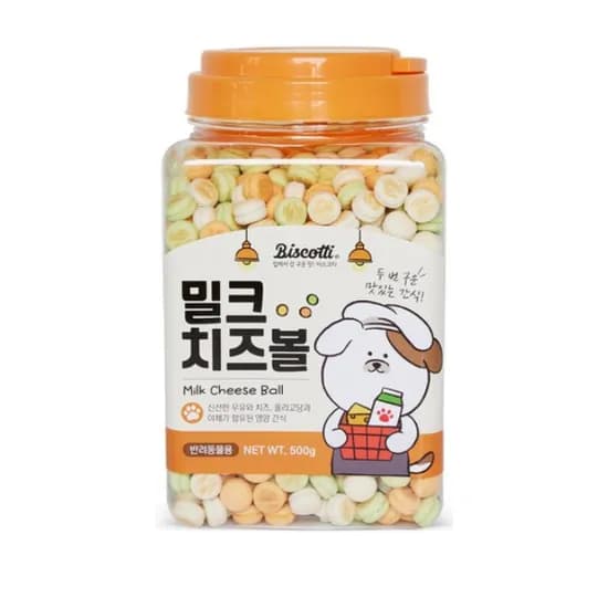 비스코티 강아지 비스켓, 밀크&치즈&올리고당, 800g, 1개