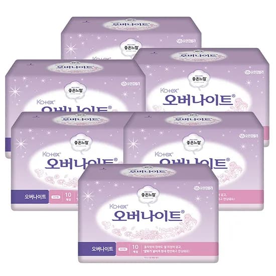 좋은느낌 코텍스 오버나이트 10매 6팩