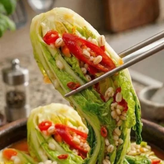 해와바다 보리 얼갈이 물김치 1kg 1개