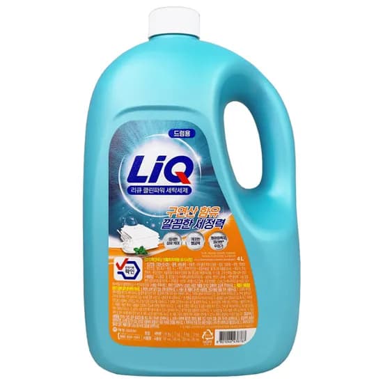 리큐 클린파워 세탁세제 드럼용 4L 1개
