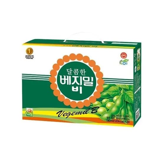 정식품 달콤한 베지밀 비, 190ml, 48개