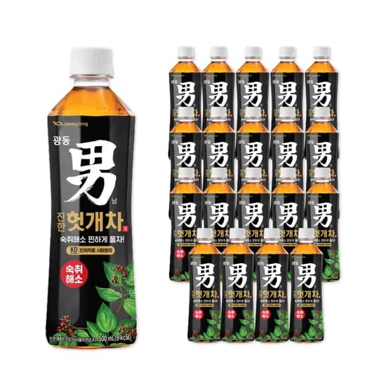 광동 남 진한 헛개차, 500ml, 20개