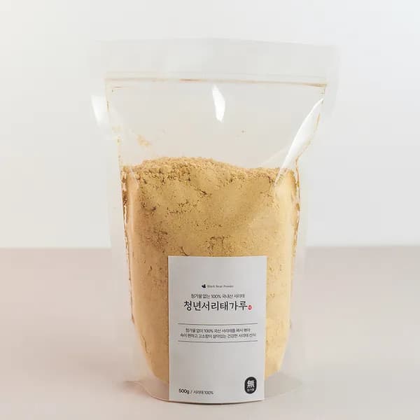 청년선식 첨가물 No 서리태가루 500g 1팩