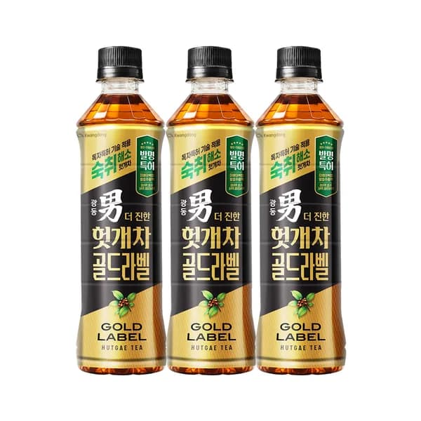 광동 더 진한 헛개차 골드라벨 500ml 24개