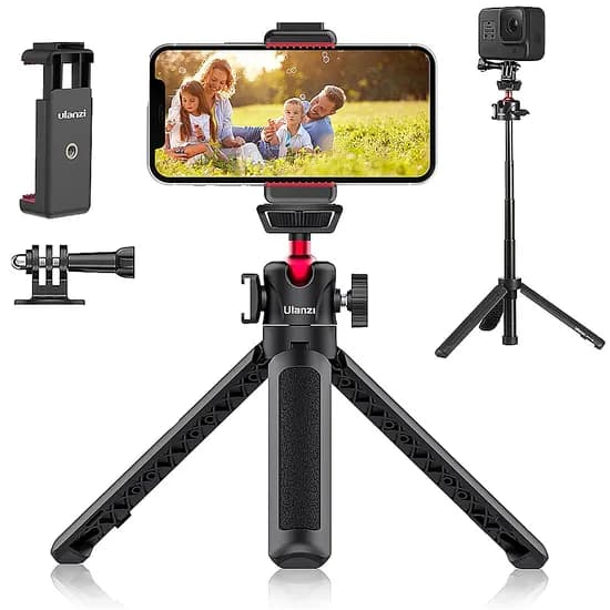 울란지 스마트폰 삼각대 셀카봉 MT-16 블랙 1개