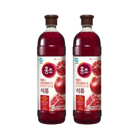 홍초 석류, 1.5L, 2병