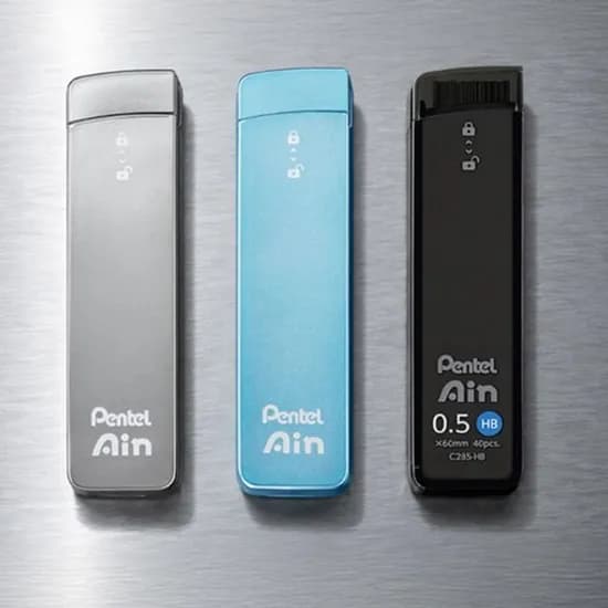 펜텔 아인 샤프심 한정 다이아몬드 메탈릭 케이스, 0.5mm, 40개입, 랜덤배송