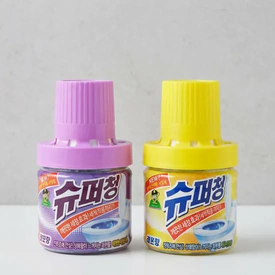 산도깨비 슈퍼청 변기세정제 라벤더 180g 1개 4,400원