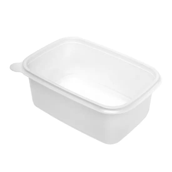 일용상회 사각 죽용기 세트 특대 JH 1913, 반투명, 1250ml, 50세트