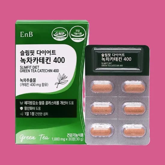 EnB 슬림핏 다이어트 녹차카테킨400 30정 3개