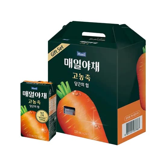 매일야채 고농축 당근의 힘 125ml 24개