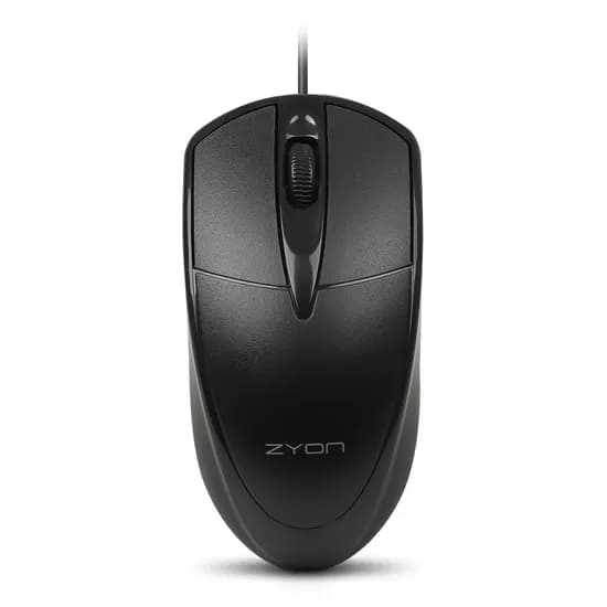 ZYON USB 유선 마우스 IWM-1, 블랙