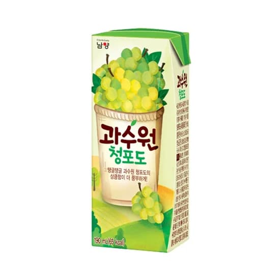 과수원 청포도 190ml 24개