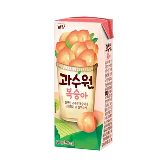 과수원 복숭아, 190ml, 24개