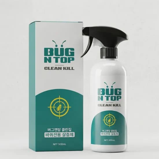 버그앤탑 바퀴벌레 퇴치제 클린킬 500ml 1개