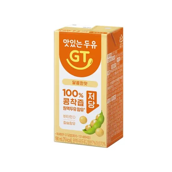 매일유업 맛있는 두유 GT 달콤한맛 190ml 24개 9,900원