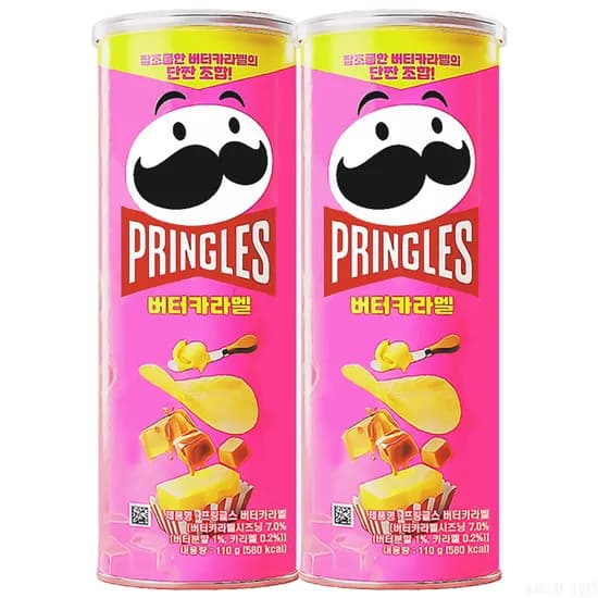 프링글스 버터카라멜 110g 2개