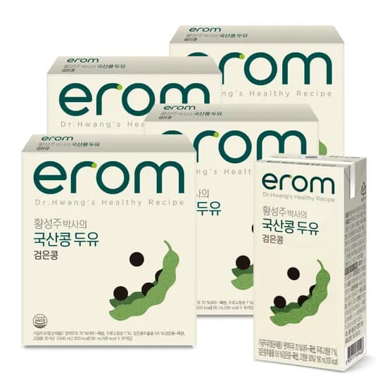 황성주 박사의 검은콩 두유 190ml 64개
