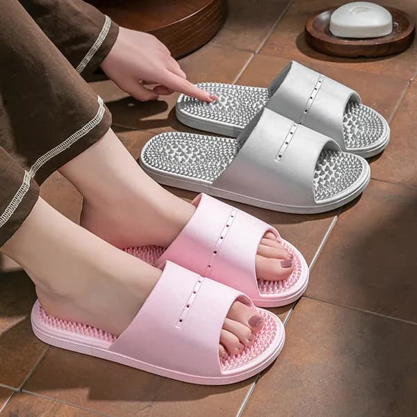 여성용 지압 슬리퍼 핑크 245mm 2개 8,900원