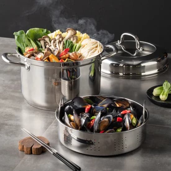 레오폴디 디베르소 스텐 찜곰솥, 26cm, 1개