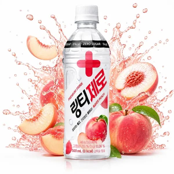 링티 제로 복숭아맛 500ml 12개