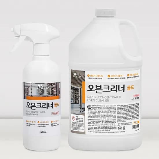 코코즈 오븐크리너 골드 4L 1개 + 500ml 1개