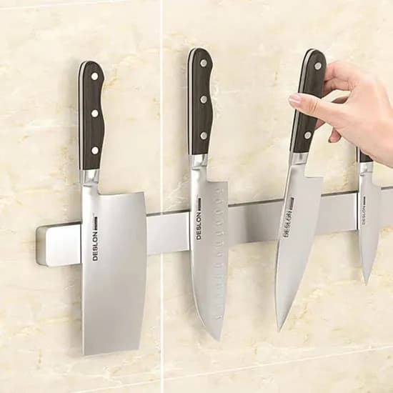 삼안 스텐 자석 칼꽂이 거치대, 30cm, 1개