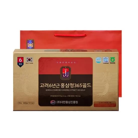 고려6년근 홍삼정365골드 240g 4병