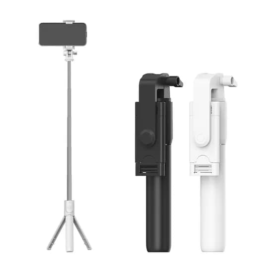 회전형 블루투스 셀카봉, PR-BSS100, 블랙, 1개