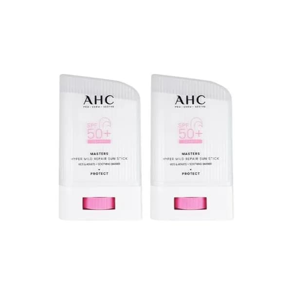 AHC 마스터즈 하이퍼 마일드 리페어 선스틱 22g 2개