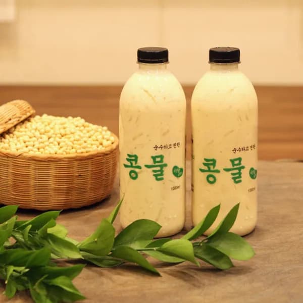 NAB 국내산 순수하고 진한 우뭇가사리콩물 1000ml 2개