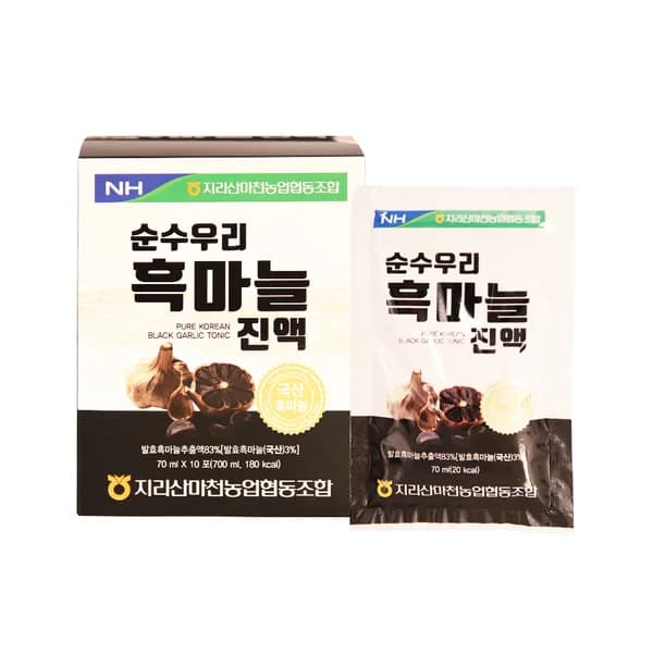 순수우리 흑마늘진액 70ml 30포 1박스