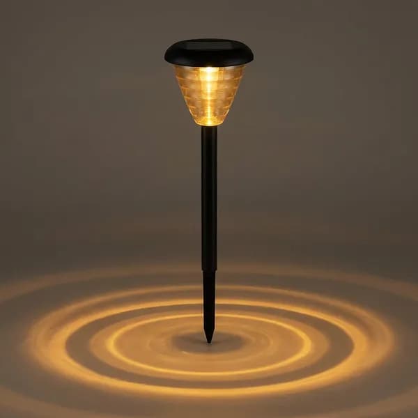 태양열 충전 5단 원형빛 LED 정원등 1개 12,500원