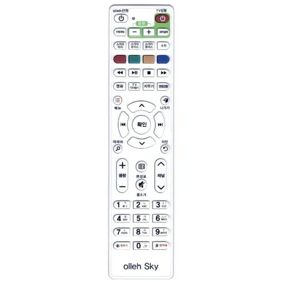 KT 올레 TV 스카이라이프 삼성 LG TV 만능 리모컨, 1개