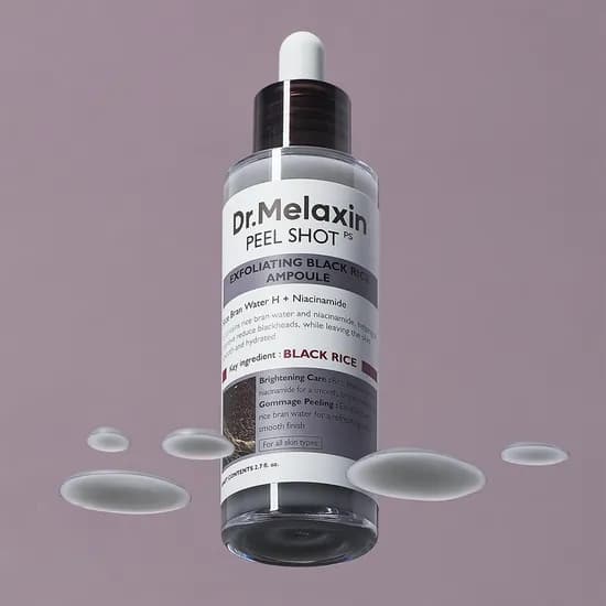 닥터멜락신 필 샷 각질 케어 고마쥬 필링젤 흑미 앰플 80ml 1개
