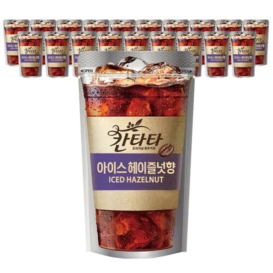 칸타타 아이스, 헤이즐넛향, 230ml, 20개