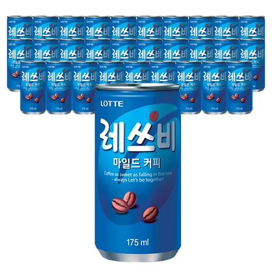 레쓰비 마일드 커피, 175ml, 30개