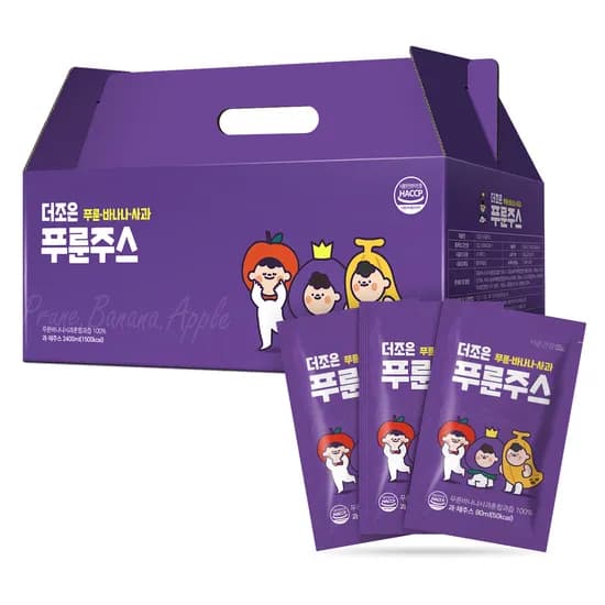 더존건강 더조은 푸룬주스 80ml 30팩