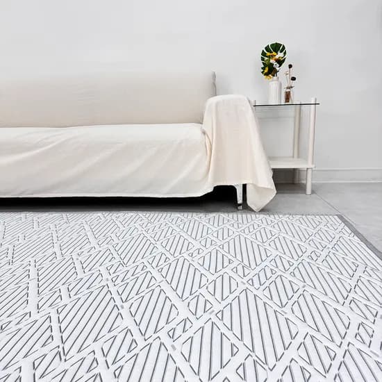 더프니 듀라론 프리즈 냉감카페트, 205X250cm, 눈꽃, 1개