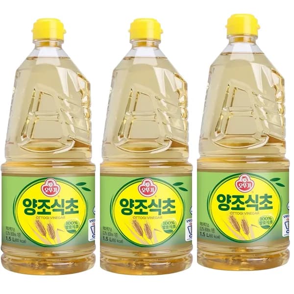 오뚜기 양조식초 1.5L 3개 9,200원