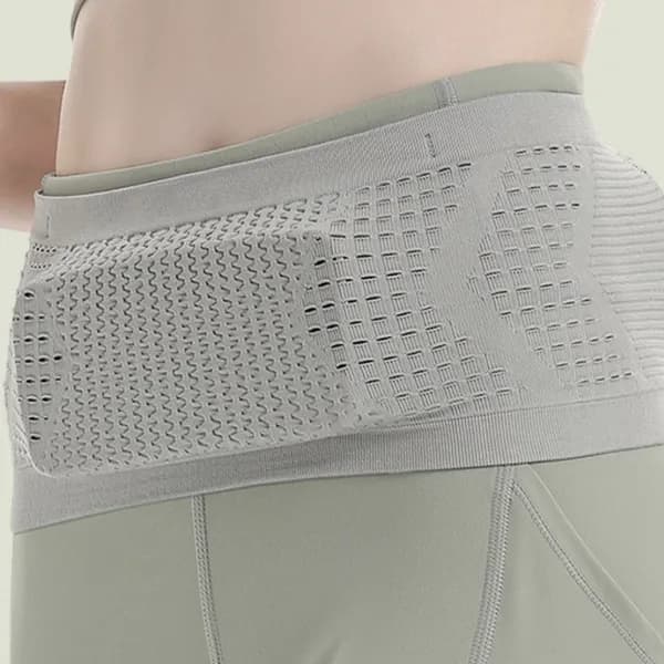 착붙는 스포츠 런닝벨트 그레이+블랙 L 1개